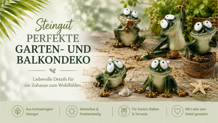 -Charmante Hingucker mit liebevollen Details- Wetterfest & dekorativ