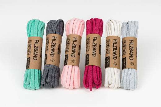 Filzband 4 mm x 5 m – Dekoband in 5 Farben