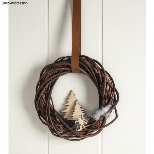 Weidenkranz ungeschält 25cm – Naturkranz ganzjährig