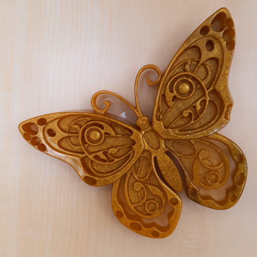 Schmetterling aus Kunstharz in vielen Farben