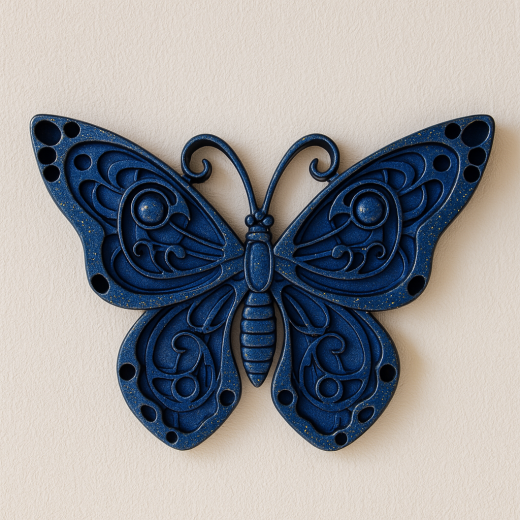Schmetterling aus Kunstharz in vielen Farben