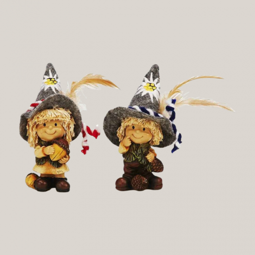 Mini Wichtel Herbst Deko – Liebevolle Wichtelfiguren