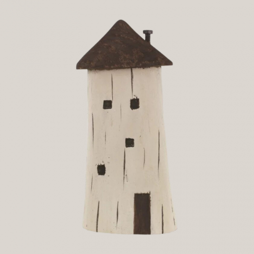 Holzturm maritime Deko – rustikaler Turm aus Holz
