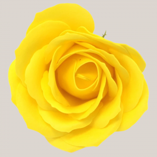 Seifenblüte Rose Gelb – dekorative Duftseife