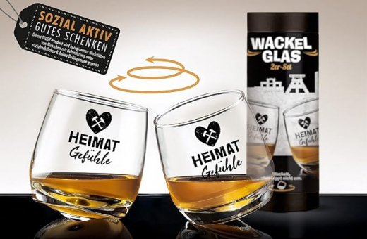 Wackelglas 2er Set