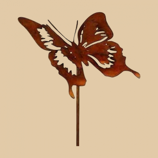 Rost Deko Schmetterling – Gartenstecker 40 cm