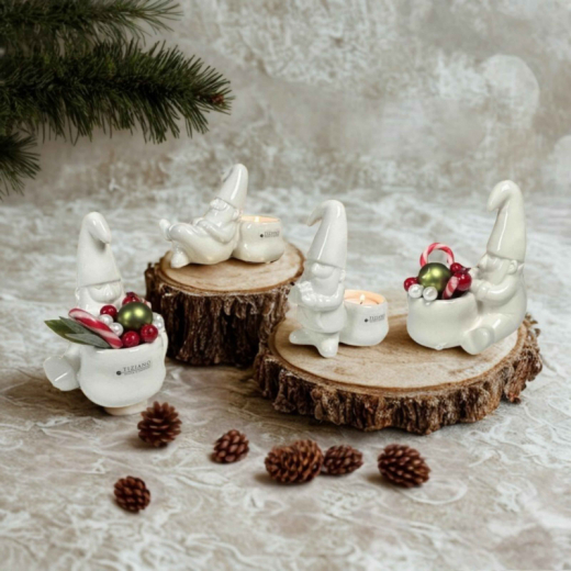 Tiziano Home Design Weihnachtsmann Claudius als Teelichthalter