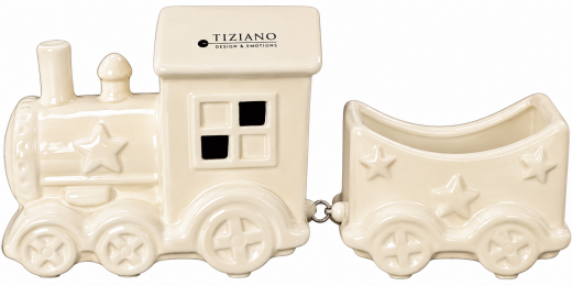 Tiziano Dekozug Lukas aus Keramik | Weihnachtsdeko