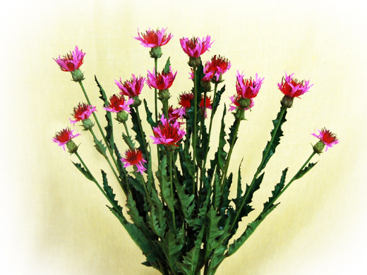 Kornblume als Seidenblume Ø 56 cm in 3 Farben