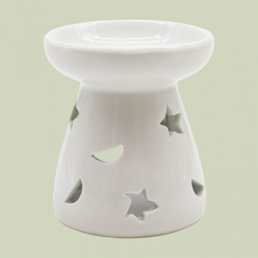 Duftlampe Stern-Mond-Motiv – Elegantes Deko- & Duftlicht