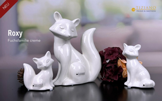 Tiziano Fuchsfamilie Roxy – 3er Set creme mit 15 % Rabatt