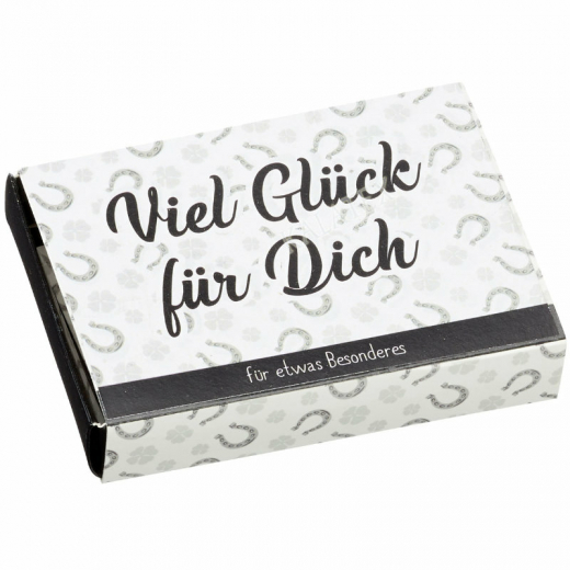 Geldgeschenk-Box schwarz-gold – 4-fach sortiert, mit Umschlag