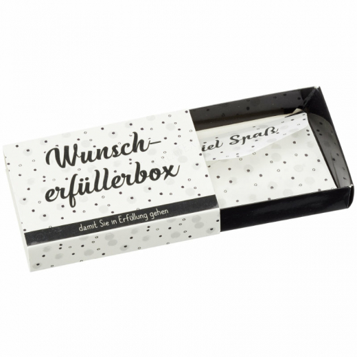 Geldgeschenk-Box schwarz-gold – 4-fach sortiert, mit Umschlag