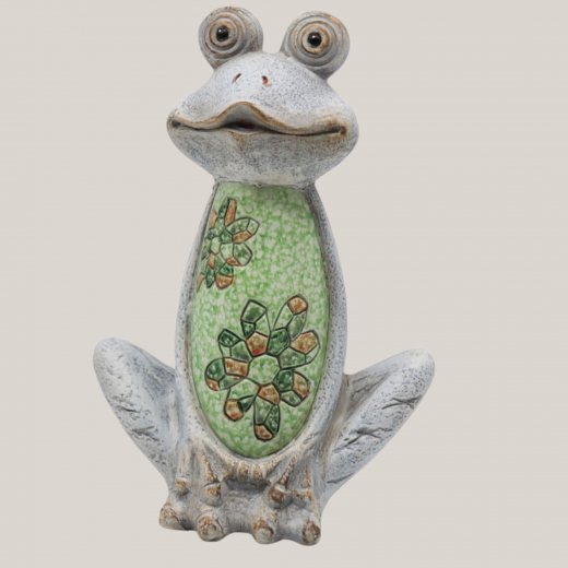 Deko-Frosch Günther – 24 cm hoch, wetterfest & charmant
