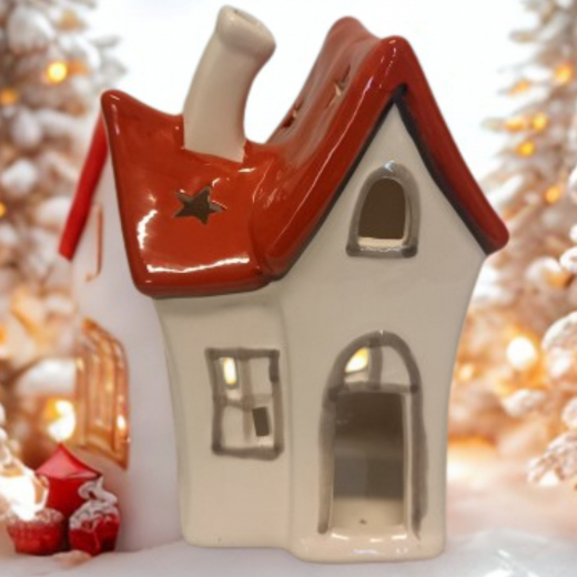 Lichthaus Erfurt von Seyko – Keramikhaus 19,5 cm Deko