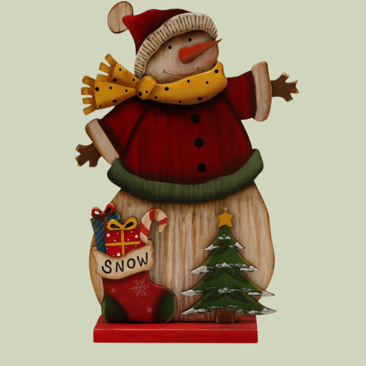 Weihnachtsaufsteller aus Holz – Weihnachtsdeko 32,3 cm