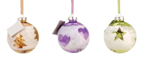 Baumkugeln 7 cm mit Füllung – Stilvolle Winterdeko