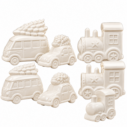Tiziano Home Design Keramik Cars Herbie, Lukas und Caso