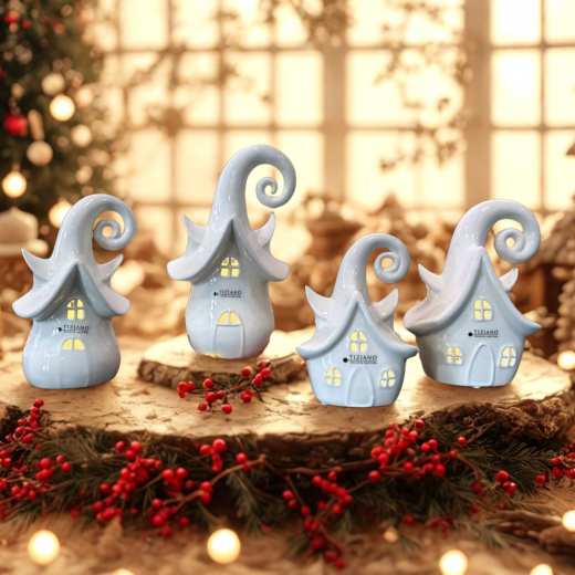 Dekohaus „Avalon“ mit LED & Timer