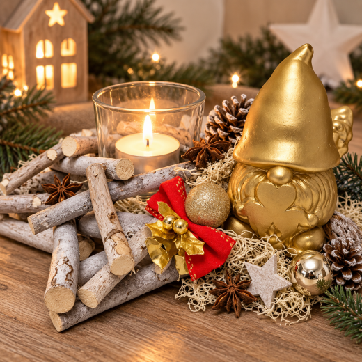 Adventssterne mit Teelichthalter – Weihnachtsdeko 23 cm