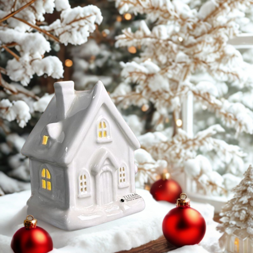 Haus Cascata mit LED – Winterdeko mit warmem Licht