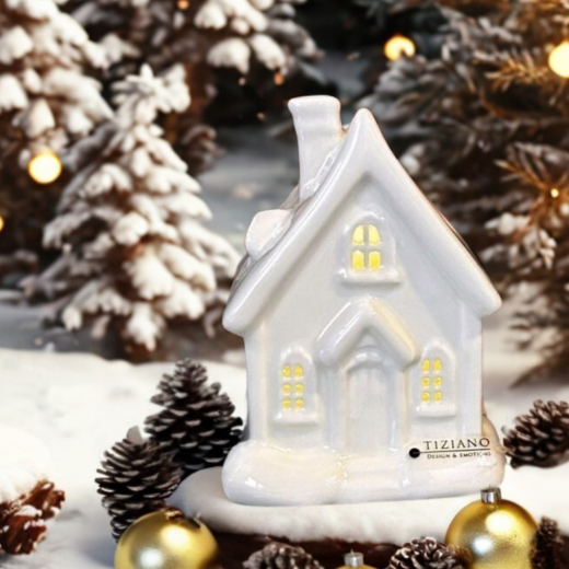 Haus Cascata mit LED – Winterdeko mit warmem Licht