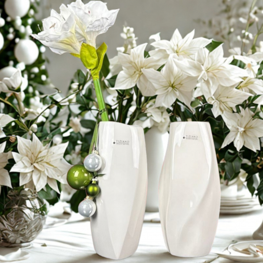 Tiziano Amaryllisvase – Elegante Keramik in 31 cm