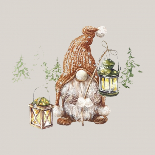 Servietten Fiete Winterwichtel – festliche Tischservietten