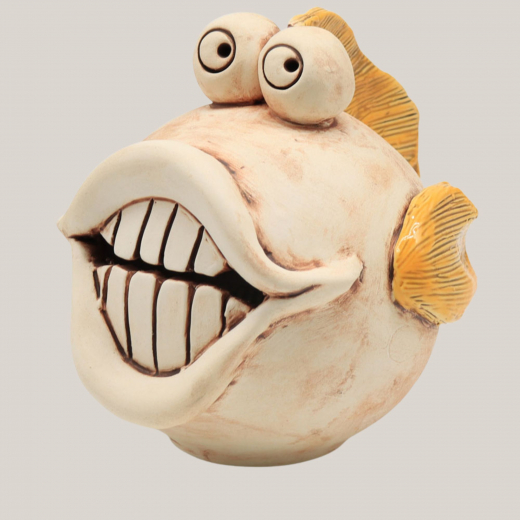 Spardose Fisch Dori – Keramik, 13 cm
