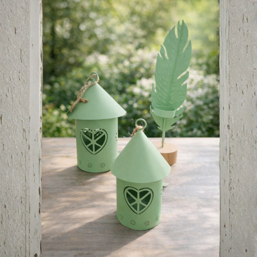 Laternen Set mit Teelichthalter