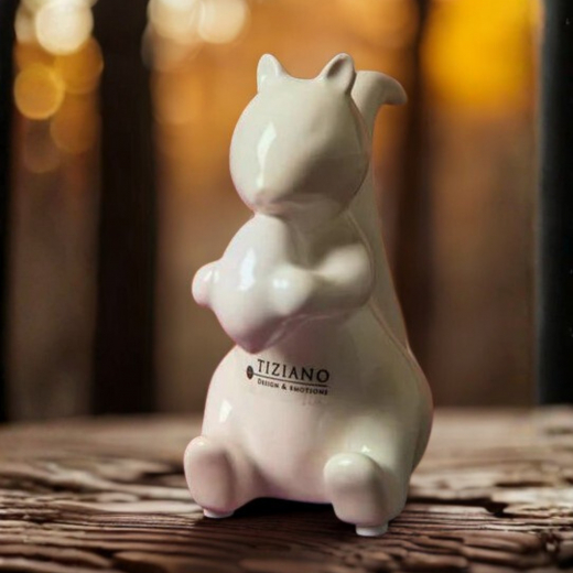 Tiziano Eichhörnchen Silvino aus Keramik – Herbstdeko