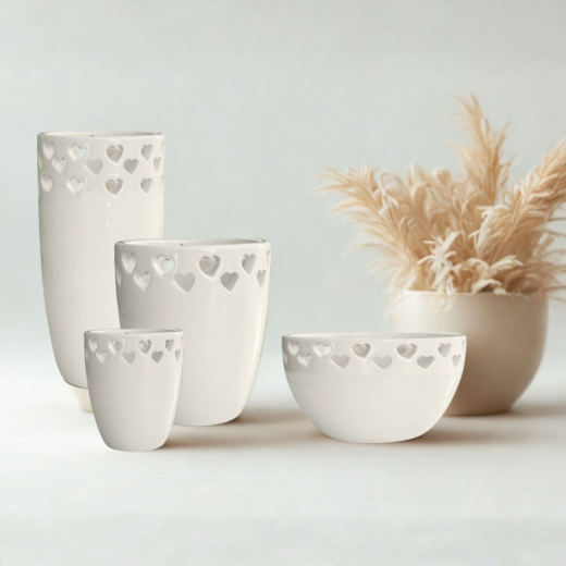 Tiziano Home Design Kübel Branda mit Herzchen