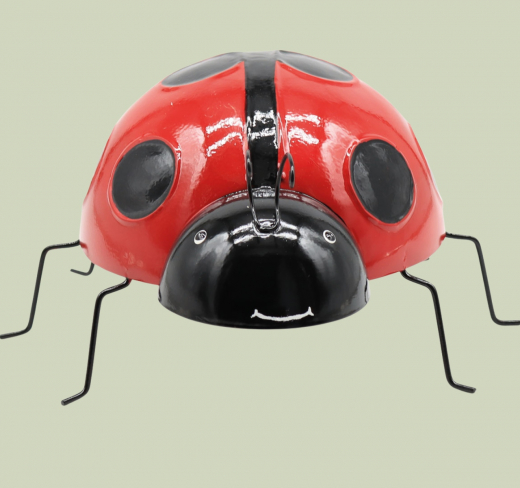 Marienkäfer Abby Metall 22,5 cm – große Dekofigur