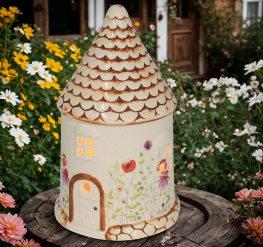 Teelichthaus Mecklenburg Keramik 14,8–18,5 cm