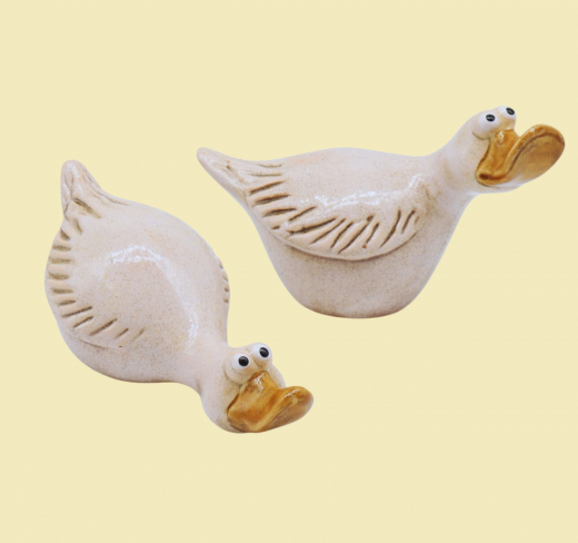 Entenpaar Patty & Piper Steingut 4,9–8,4 cm