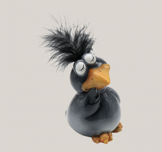 Vogelpärchen Mia & Sammy, Polyresin 18 cm