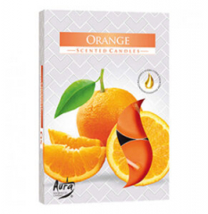 Teelichter im 6er Pack – Duft von Sonnenblumen, Kaffee, Orange