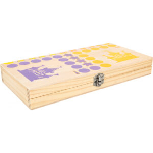 &quote;Prinzessinnen&quote; Spielbrett aus Holz – Klassisches Spiel mit Prinzessinnenfiguren