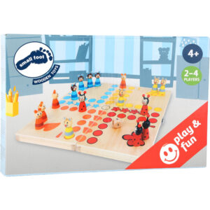 &quote;Bienchen und Blümchen&quote; Holz Spielbrett – Klassisches Spiel im modernen Design