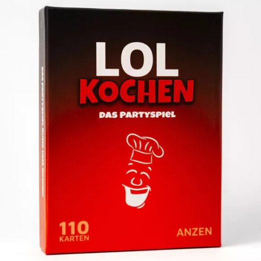 LOL KOCHEN – Lustiges Partyspiel mit Lachverbot und 110 Karten