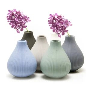 Mini-Vase „Frost“ aus Keramik – modern & elegant
