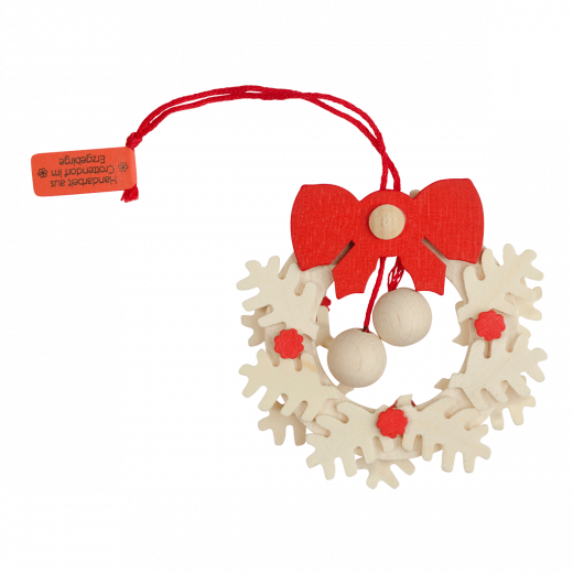 Graupner Adventskranz aus Holz – Erzgebirge Winterdeko