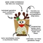 Adventskalender zum Basteln | Rentier Set zum Befüllen