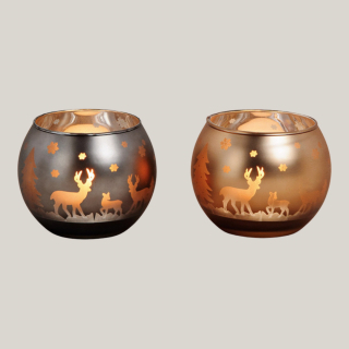 Windlicht Winterlandschaft – Elegante Weihnachtsdeko