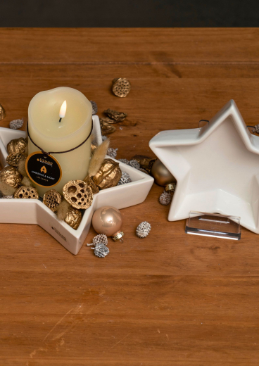Sternschale „Strella“ – Elegante Keramik-Weihnachtsdeko