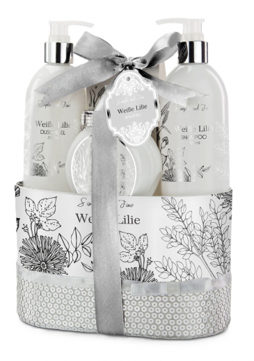 Wellness-Geschenkset Weiße Lilie – Pflege & Luxusduft