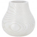 Holz Vase &quote;Vero&quote; Weiß – 5 Größen & Formen aus Eschenholz