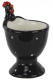 Keramik Eierbecher 2er Set &quote;Henne&quote; – Größe 5,7 cm x 7,0 cm x 8,9 cm