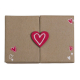 Eckige Überraschungsbox mit Herz-Magnet 12x8 cm