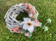 Blumenkranz &quote;Schmetterling&quote; aus Holz – handgemacht